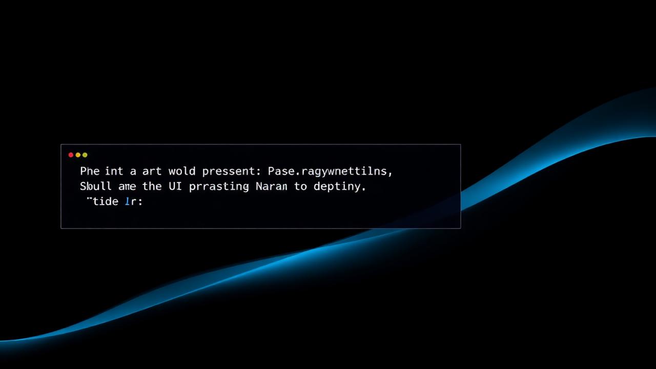 Prompt saisi dans Claude Code pour générer un site