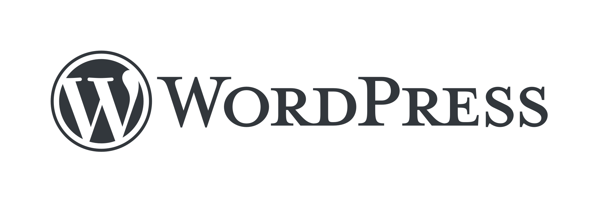 Logo officiel WordPress — CMS open source pour sites vitrines et blogs