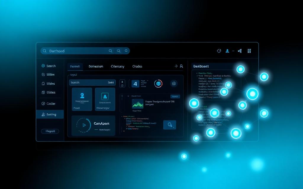Tableau de bord d'un agent IA autonome orchestrant des tâches